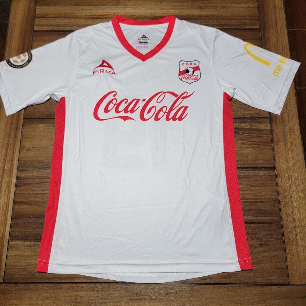 Pirma Copa Coca-Cola Soccer Red & White Jersey - Size Medium